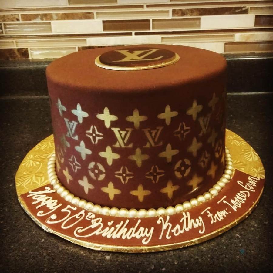 Fine Sweets - Louis Vuitton themed cake for Kathy's special