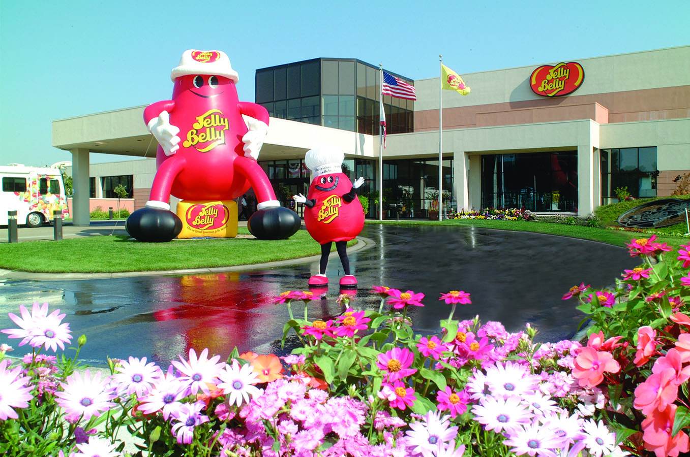 Image of Jelly Belly Factory in Fairfield, CA courtesy of VisitVacaville