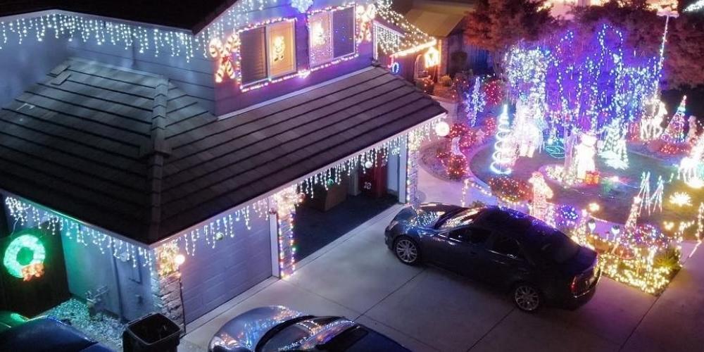 Candy Cane Lane and Lollipop Lane Visit Vacaville