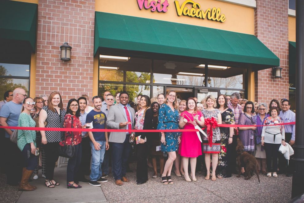 Visit Vacaville ribbon cutting