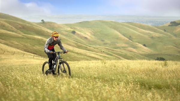 Biking in the Lagoon Valley hills